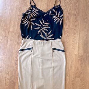 d. Jean pencil skirt